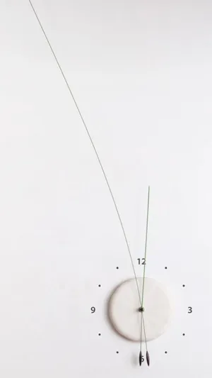 Elegant White Smartphone On Minimalist White Background Wallpaper