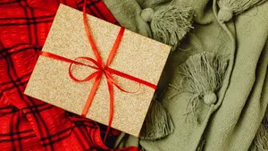 Elegant Wrapped Gift Box Wallpaper
