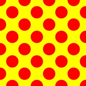 Elegant Yellow Polka Dot Pattern Wallpaper