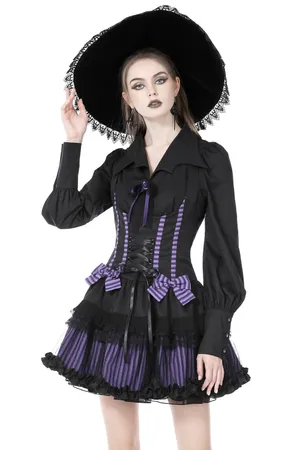 Elegant Young Woman In Classic Lolita Fashion Wallpaper