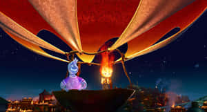 Elemental Characters Balloon Ride Wallpaper