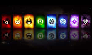 Elemental_ Symbols_ Glowing_ Artwork Wallpaper