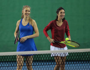 Elena Dementieva And Anastasia Myskina Wallpaper