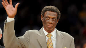 Elgin Baylor Raise Situation Break Wallpaper