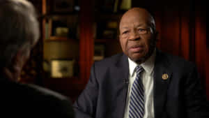 Elijah Cummings In A Black Suit Wallpaper