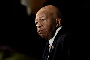 Elijah Cummings Looking Into The Distance Wallpaper