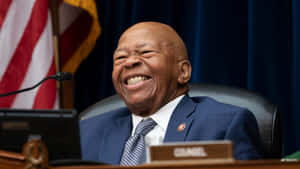 Elijah Cummings Smiling And Laughing Wallpaper