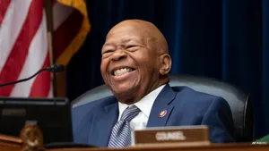 Elijah Cummings Smiling And Laughing Wallpaper