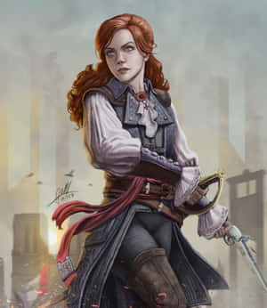 Élise De La Serre: Elegance And Ardor Wallpaper