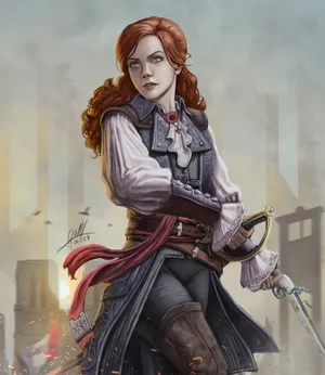 Élise De La Serre: Elegance And Ardor Wallpaper