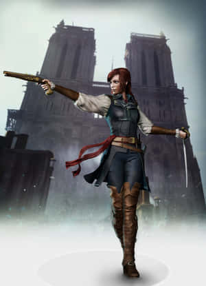 Élise De La Serre In A Stunning Portrait Wallpaper