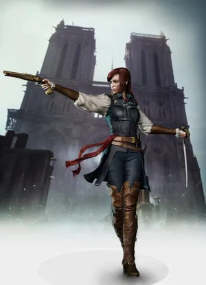 Élise De La Serre In A Stunning Portrait Wallpaper