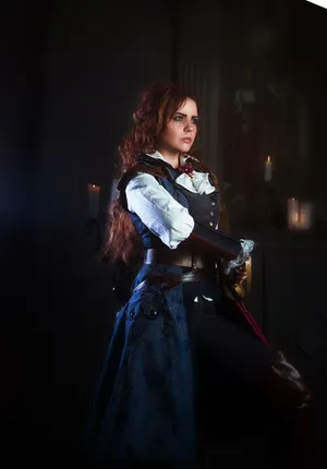 Élise De La Serre In Action Wallpaper