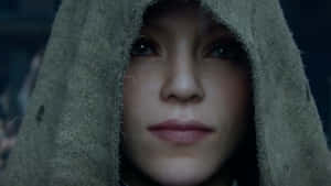 Élise De La Serre In An Enchanting Pose Wallpaper