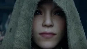 Élise De La Serre In An Enchanting Pose Wallpaper