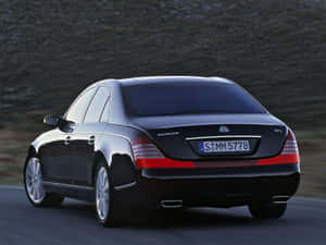 Elite And Luxurious Maybach 57 In Sunlight Wallpaper