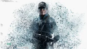 Elite Ash Operator In Action On Rainbow Six Siege Wallpaper