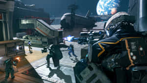 Elite Call Of Duty Soldiers In Action Wallpaper