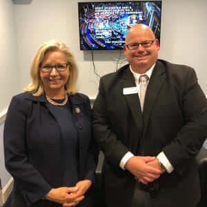 Elizabeth Cheney During Floor Vote Wallpaper