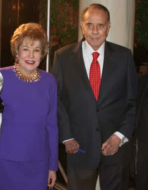 Elizabeth Dole With Spouse Wallpaper