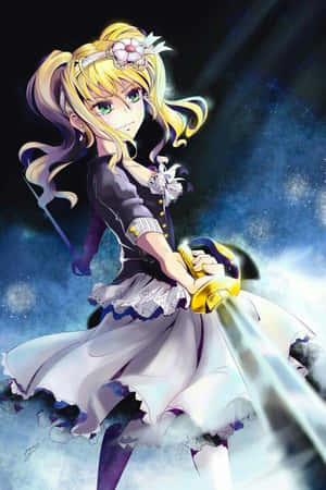 Elizabeth Midford In Elegant Attire Wallpaper