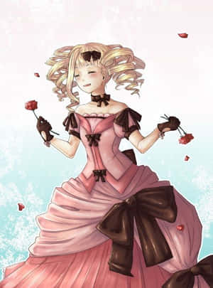 Elizabeth Midford Striking A Poised And Elegant Pose. Wallpaper