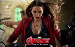 Elizabeth Olsen As Scarlet Witch In Marvel's Wandavision Wallpaper