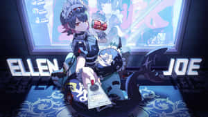 Ellen Joe Cyberpunk Character Wallpaper