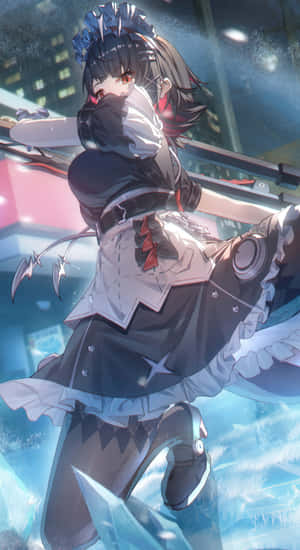 Ellen Joe Futuristic Maid Action Wallpaper