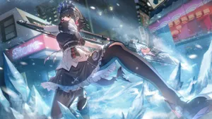 Ellen Joe Ice Battle Scene Wallpaper