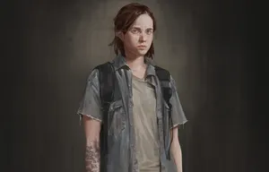 Ellie Paints Her Way Through An Apocalyptic World Wallpaper