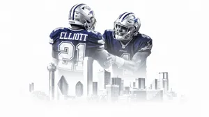 Elliott And Prescott Of Awesome Dallas Cowboys Wallpaper