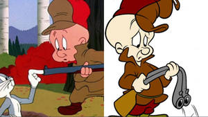 Elmer Fudd Broken Gun Meme Wallpaper