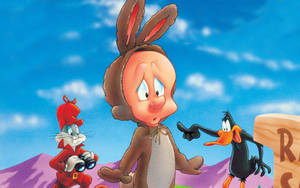 Elmer Fudd In Bunny Suit Wallpaper