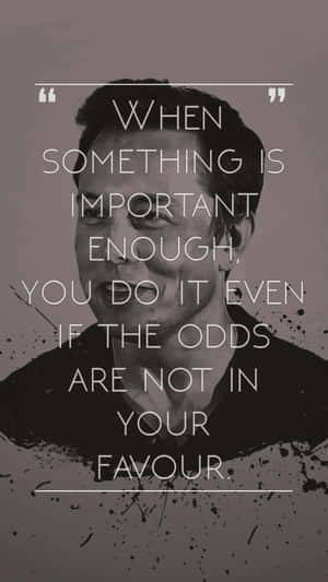 Elon Musk Important Quote About Life Wallpaper