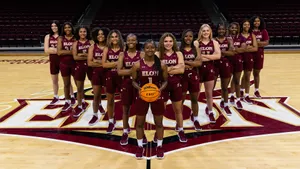 Elon University Womens Basketball Team Portrait Wallpaper