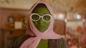 Elphaba In Wicked Movie Wallpaper