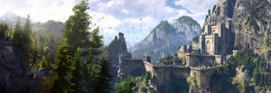 Elven Ruin In Kaer Morhen Wallpaper