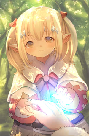 Elven_ White_ Mage_ Casting_ Spell Wallpaper