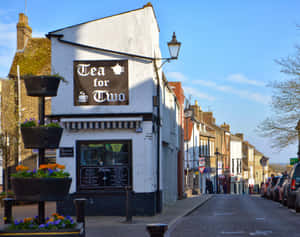 Ely Teafor Two Cafe Street View Wallpaper