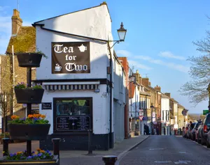 Ely Teafor Two Cafe Street View Wallpaper