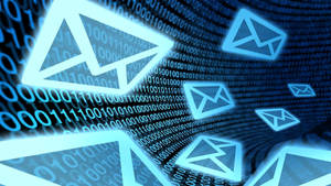 Email Envelopes With Binary Codes Wallpaper