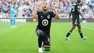 Emanuel Reynoso Football Poster Minnesota United Fc Wallpaper