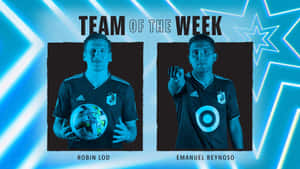 Emanuel Reynoso With Robin Lod Team Of The Week Wallpaper