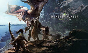 “embark On An Epic Adventure With Monster Hunter World Iceborne” Wallpaper