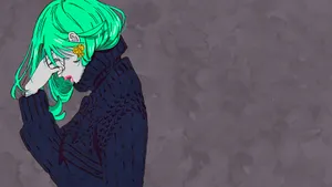 Embarrassed Anime Character Facepalm Wallpaper