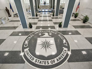 Emblem Of Authority - Cia Logo On Government Building Wallpaper