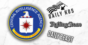 Emblematic Cia Logo On A Vintage Background Wallpaper