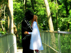 Embodying Adventure: An Expert's Sword Art Online Cosplay Wallpaper