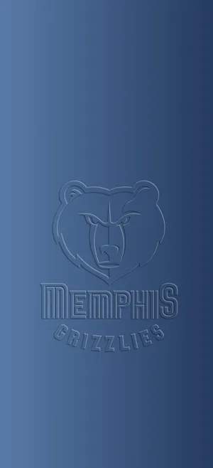 Embossed Memphis Grizzlies Symbol Wallpaper
